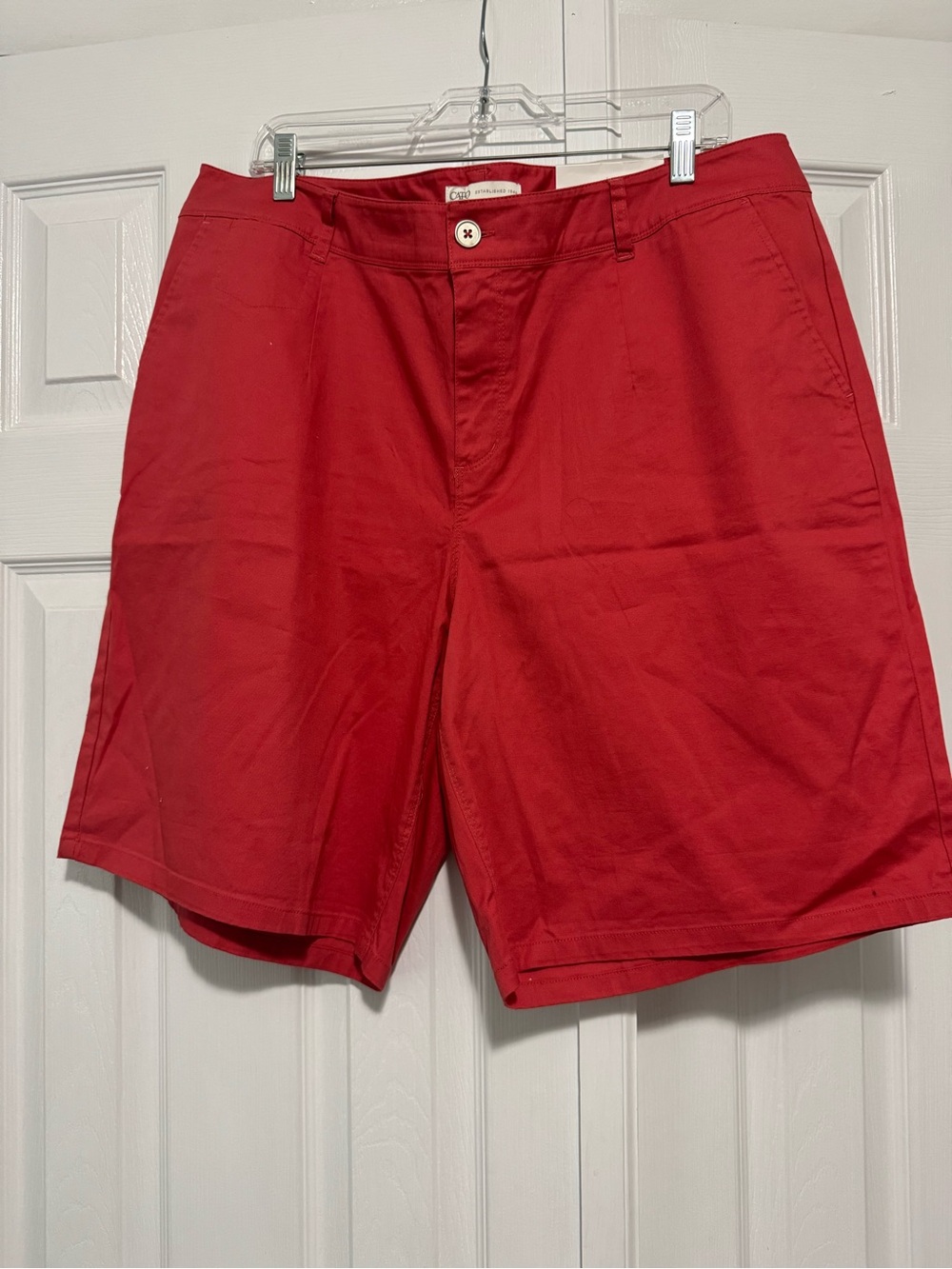 Cato Red Women's Bermuda Shorts
